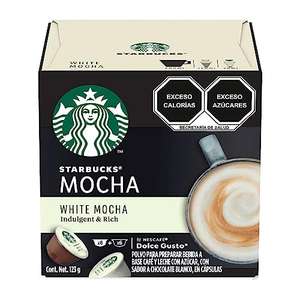 Amazon: Starbucks by Nescafé Dolce Gusto, White Mocha, Café en Cápsula, 12 cápsulas
