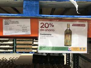 Costco: Tequila reposado Gran Centenario de 950 ml por solo $263.