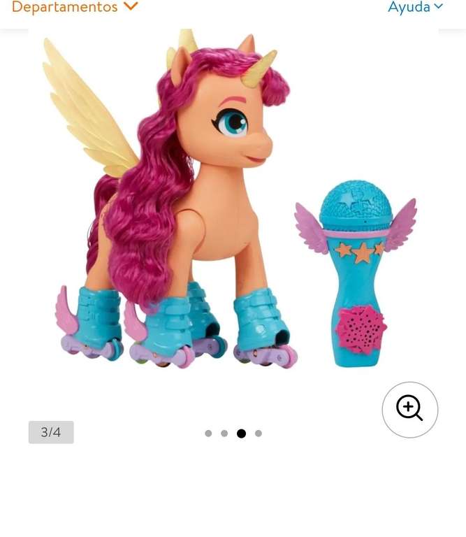 Walmart: Juguete my little pony sunny starscout canta y patina