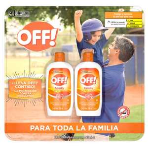 Amazon: OFF! Family Repelente, 2 pack 200 mL c/u