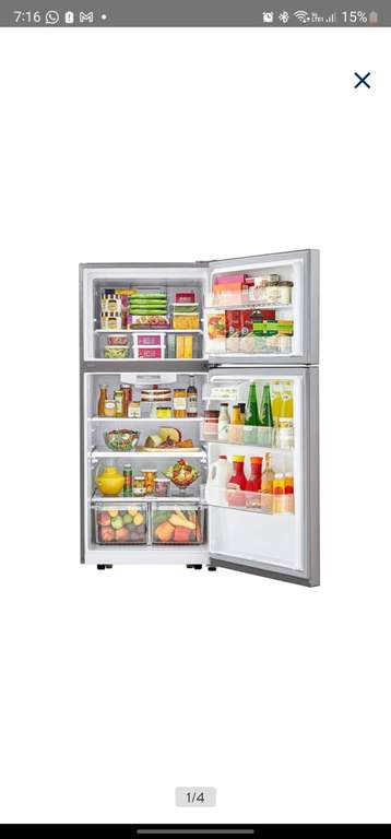 Walmart: Refrigerador LG 24 pies con BBVA
