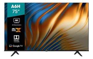 Mercado Libre: Smart Tv Hisense Series A6 75a6h Flat 4k 75'' 120v