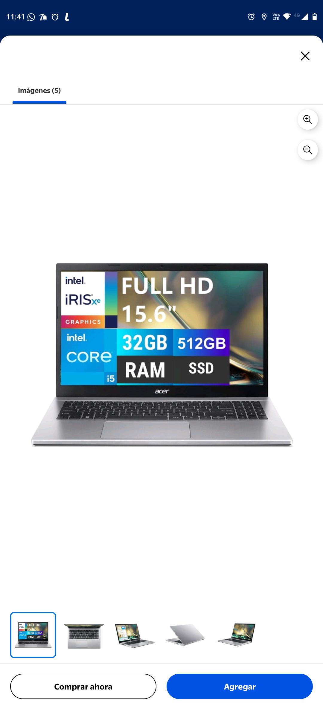 Walmart: Laptop Acer Aspire 3 Intel Core i5 13th 32GB RAM 512GB SSD