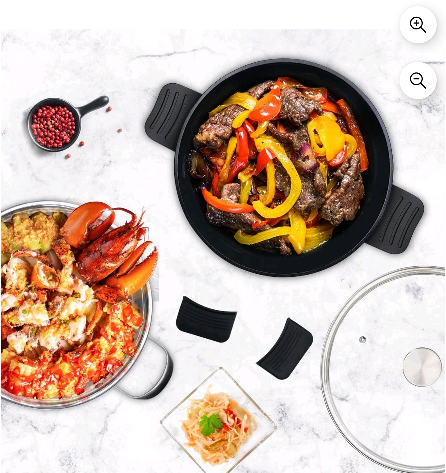 Sam's Club: Olla Member's Mark 28 cm con Vaporera