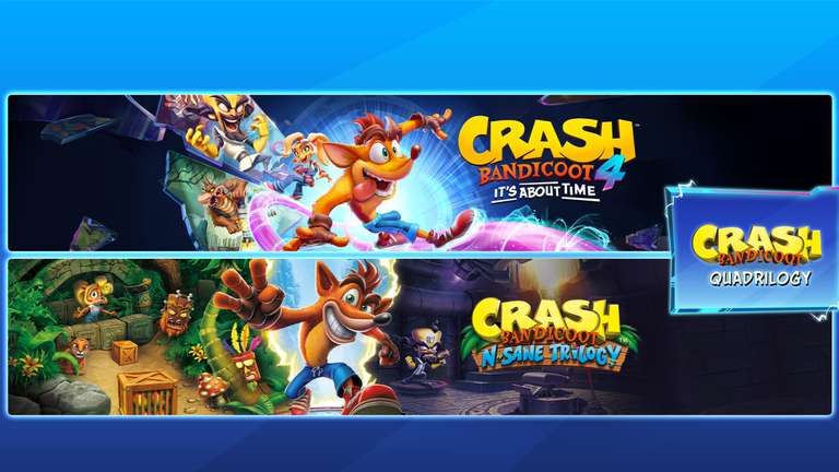 Los 4 juegos principales de Crash en switch Nintendo Eshop Argentina 105mxn