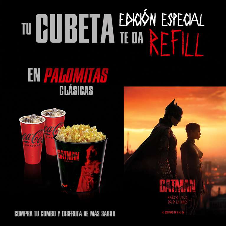 Cinemex: Refill de Palomitas GRATIS Comprando Combo o Cubeta Edición Especial