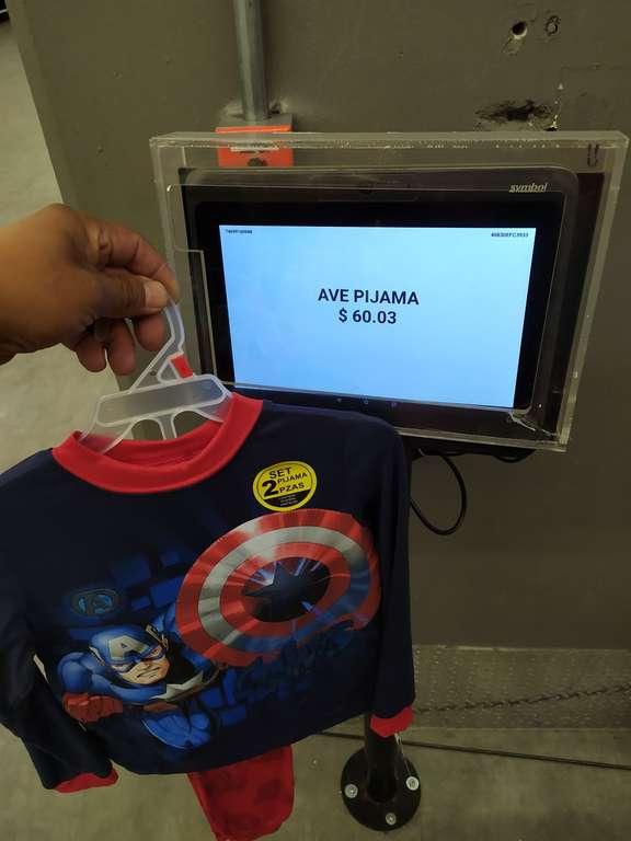 Walmart Patio Santa Fe: Pijama Capitán América en liquidación