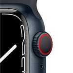Amazon: Apple Watch Series 7 (GPS + Celular, 45MM) - Caja de Aluminio Medianoche con Banda Negra Medianoche (Reacondicionado)