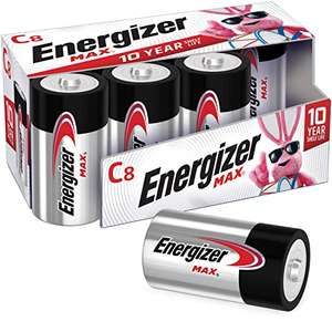 Amazon: Energizer E93FP-8 Batteries (Alkaline, Cylindrical, 1.5 V, C, 8350 mAh)
