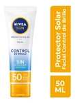 Mercado Libre: Protector Solar Facial Nivea Sun Control Brillo 50ml