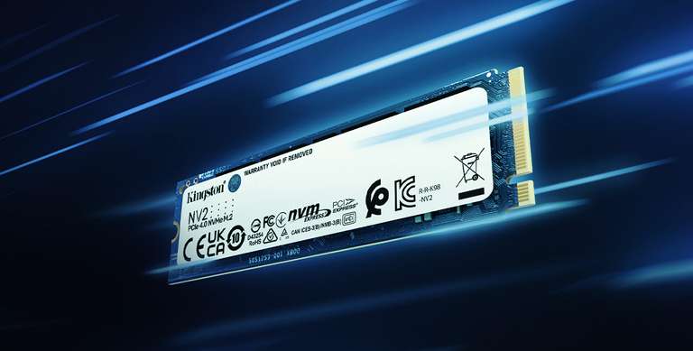 CyberPuerta: SSD Kingston NV2 NVMe, 1TB, PCI Express 4.0, M.2