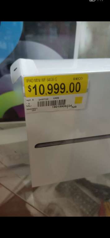 Walmart. iPad Mini 5ta (ipad 2020 8va en 6299)