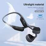 Amazon: WISAN Auriculares inalámbricos de conducción ósea Bluetooth 5.0 para Correr, Gris