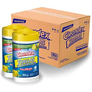 Amazon: Cleandex Toallitas Desinfectantes Con Aroma a Limón 480 pz.
