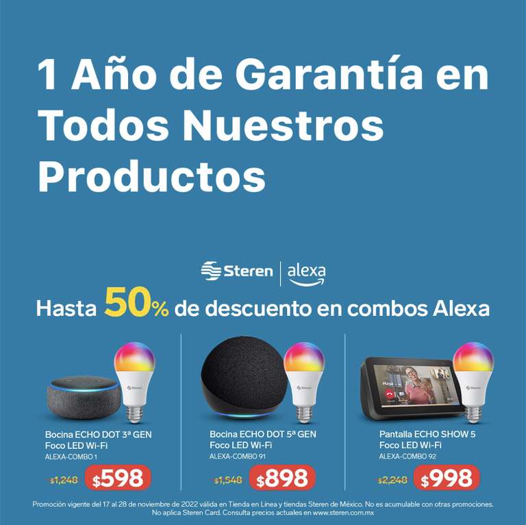 Si se te pasaron las ofertas del Echo Dot, una vez más está en descuento  con  México desde 599 pesos para disfrutar de Alexa