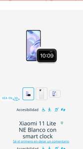 Xiaomi 11 Lite NE Blanco con smart clock