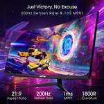 Amazon: Monitor Sceptre 30" Curvo Gaming 2560x1080 Ultra Wide 200 Hz