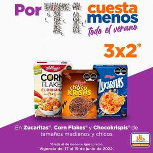 Chedraui: 3 x 2 en Zucaritas, Corn Flakes y Chocokrispis, de tamaños medianos y chicos
