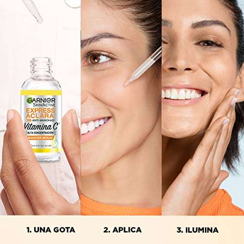 Amazon: Garnier Skin Active Express aclara booster serum anti manchas con vitamina c - 30 ml Serum (Planea y Ahorra) envío gratis Prime