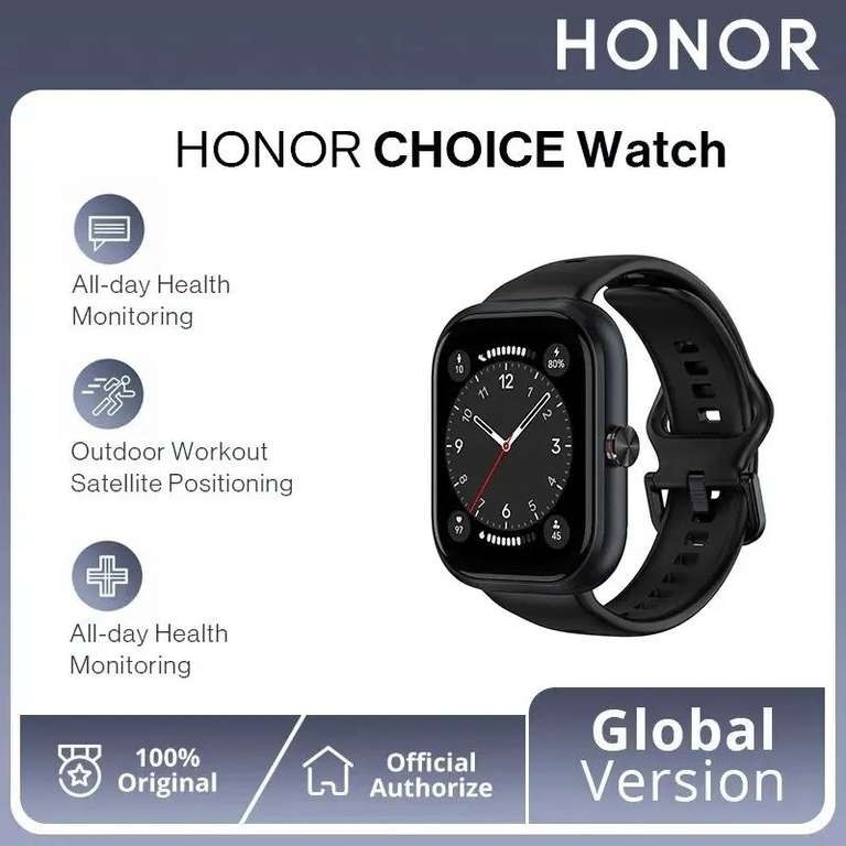 AliExpress, Honor Choice Watch. 325 MXN pagando en dólares y con momedas