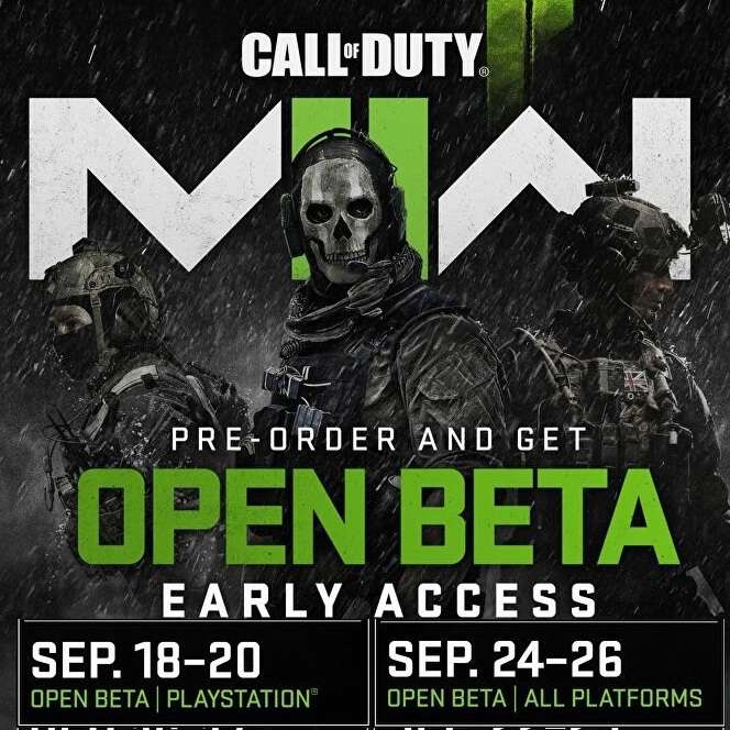 Call of Duty: Modern Warfare 2: Beta Abierta Septiembre (18 al 20 PS) (24 al 26 Todas las Plataformas)