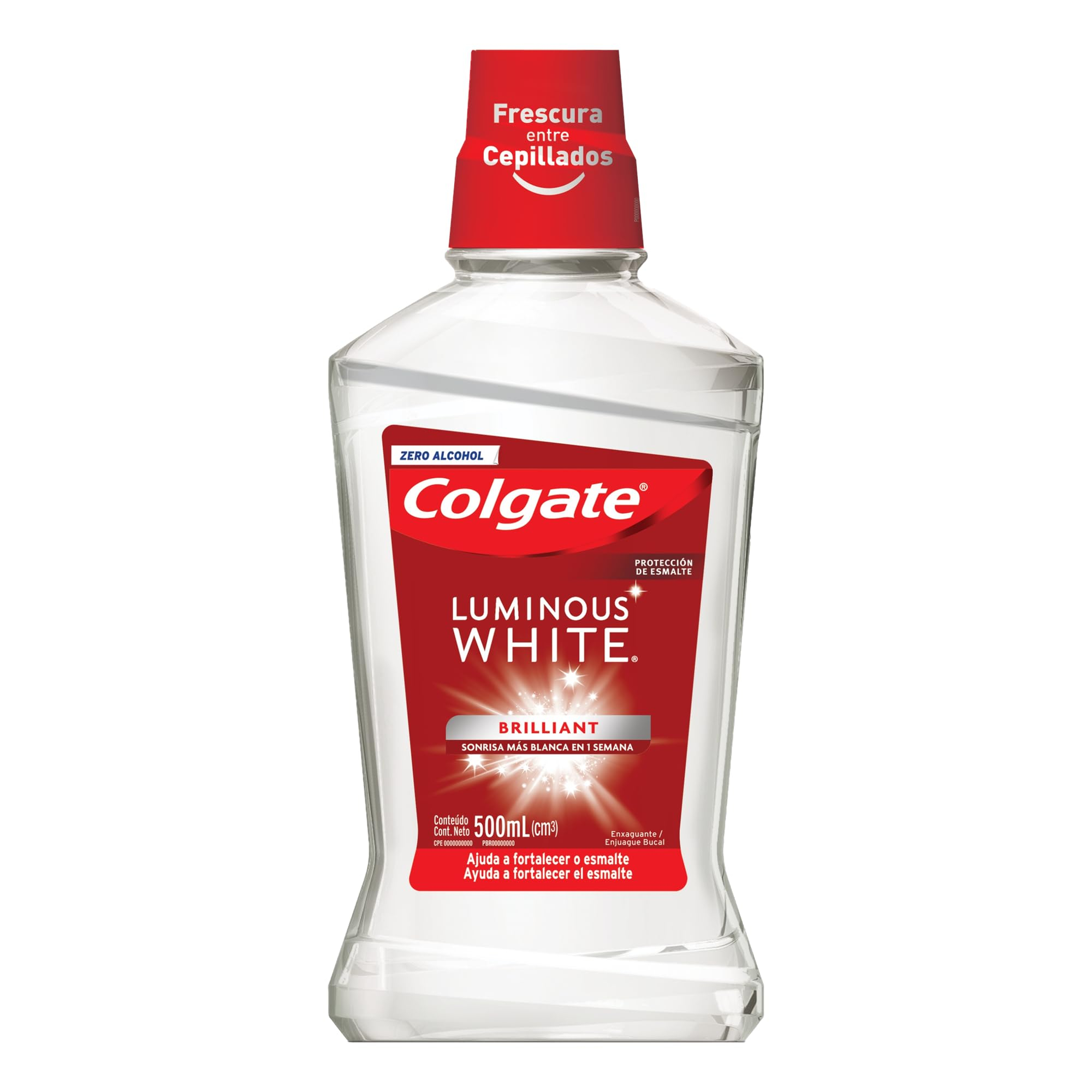 AMAZON: Colgate Enjuague Bucal Luminous White Aliento Fresco y Duradero 500 ml (Planea y Ahorra)