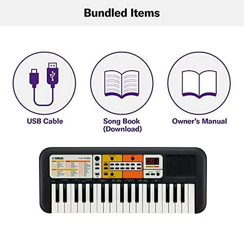 Amazon: Yamaha Mini teclado portátil PSS-F30