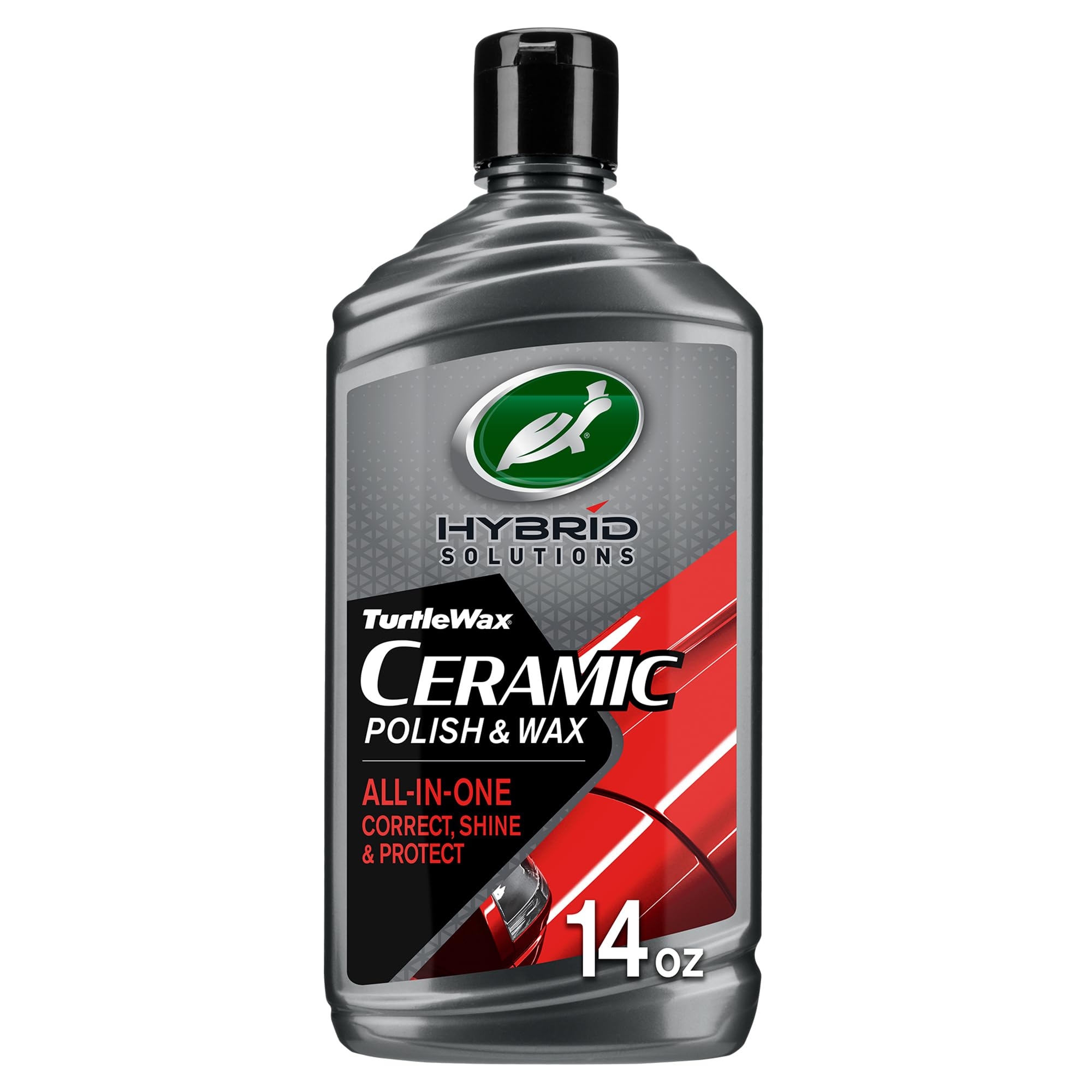 Amazon: Turtle Wax, Hybrid Solutions, Pulidor y Cera Cerámica para Auto, Ceramic Polish & Wax, 414 ml