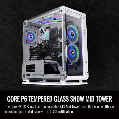 Amazon: Gabinete Thermaltake The Core P6 TG Snow Edition