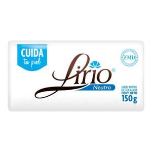 Walmart Super y Despensa Aurrera: Jabón de tocador Lirio neutro 150g a $7.50