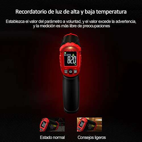 Amazon: Linmeng Termómetro Infrarrojo, Termómetro Digital IR -58~1112°F(-50℃～600℃)