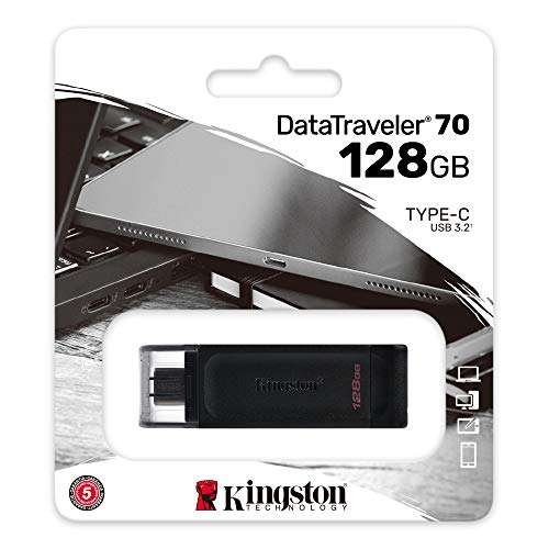 Amazon: Kingston USB DT70 128GB Tipo C 3.2 Gen 1