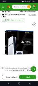 Bodega Aurrera: Consola PlayStation 5 Slim Digital 1TB cupon y HSBC digital