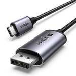 Amazon: UGREEN Cable 2 metros USB C a DisplayPort 1.4 8K@60Hz 4K@240Hz Cable Thunderbolt 4/3 a DisplayPort USB C a DP 1.4 32.4 Gbps Aluminio