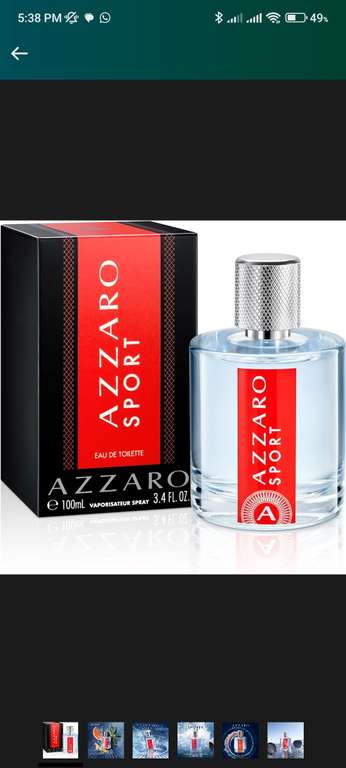 Amazon: Azzaro Sport 100 ml