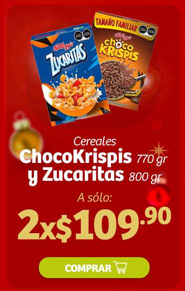 Oferta Cereal Soriana: Chocokrispis y Zucaritas 2x109.9