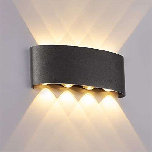 Amazon: Sunsign 8W LED Lampara Pared Industrial IP65 Impermeable Fuentes De Luz Superior E Inferior para La Iluminación