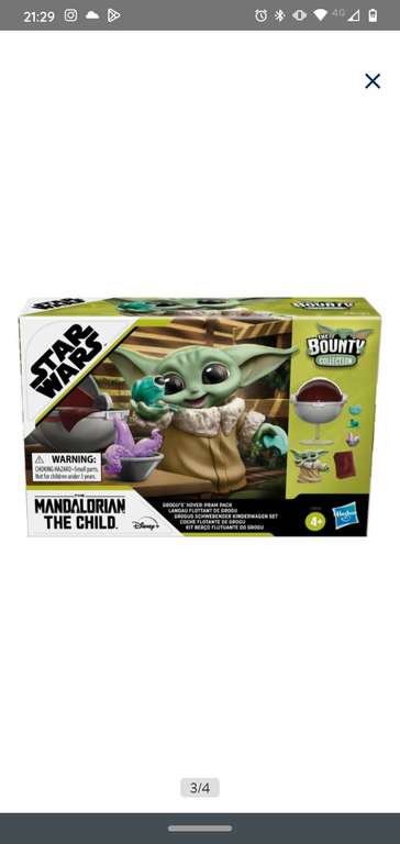 Walmart: bebe yoda Hasbro