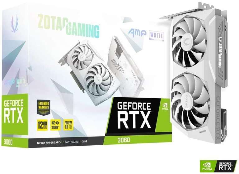 Amazon: ZOTAC GAMING GeForce RTX 3060 AMP White Edition 12GB