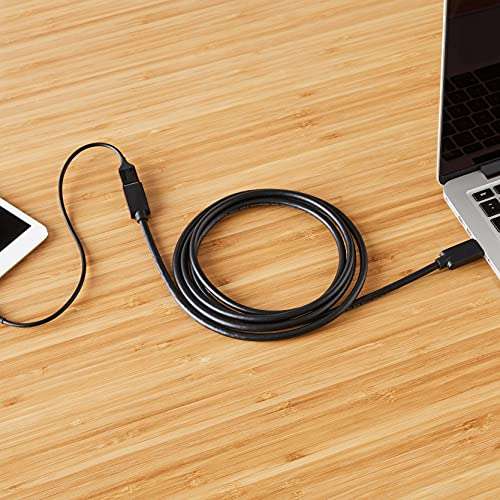 Amazon: Amazon Basics - Cable de extensión USB 3.0 Cable adaptador A-macho a hembra 9.8 pies (3.0 metros), impresora | Envío prime