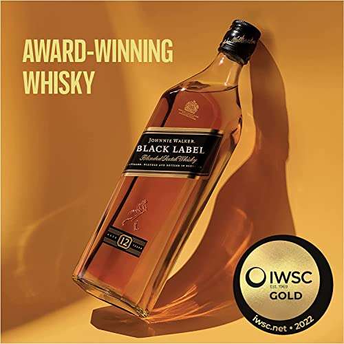 Amazon: Whisky Johnnie Walker Etiqueta Negra 1 LITRO Marca: JOHNNIE WALKER