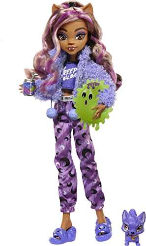 Amazon: Muñeca Monster High Clawdeen Wolf Creepover Party