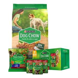 Amazon: Dog Chow Kit Adultos Medianos y Grandes 12.225kg