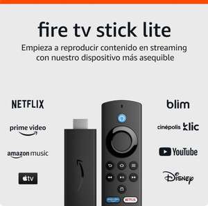Amazon: Fire tv stick lite, control remoto por voz Alexa | Lite (no controla la televisión), dispositivo de streaming en HD