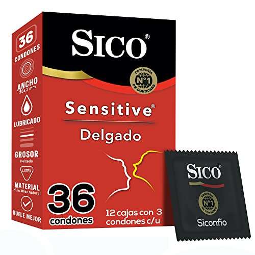 Amazon: Sico Sensitive 36 piezas