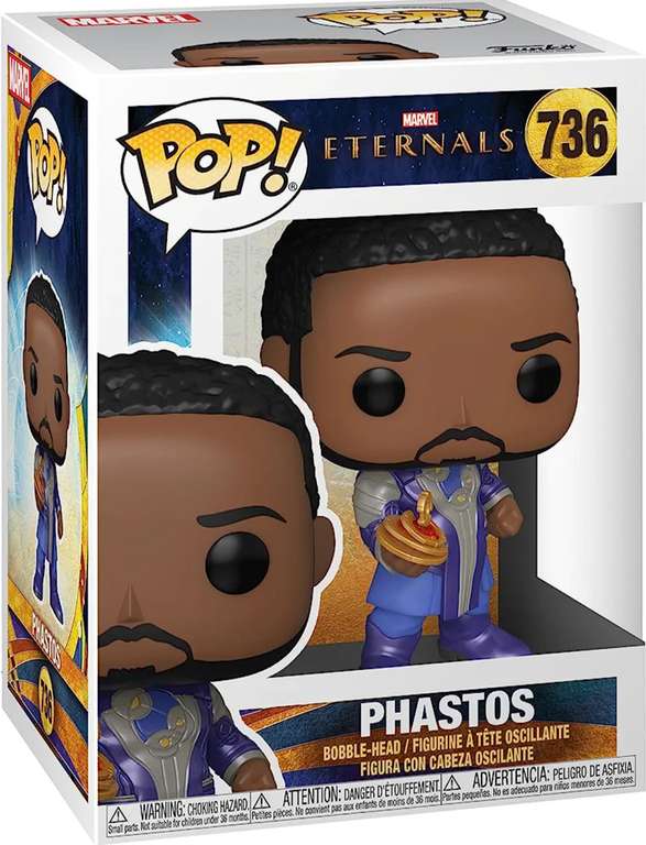 Amazon: FUNKO Pop ! Marvel Eternals "Phastos" Para sumar a la Colección -envío prime