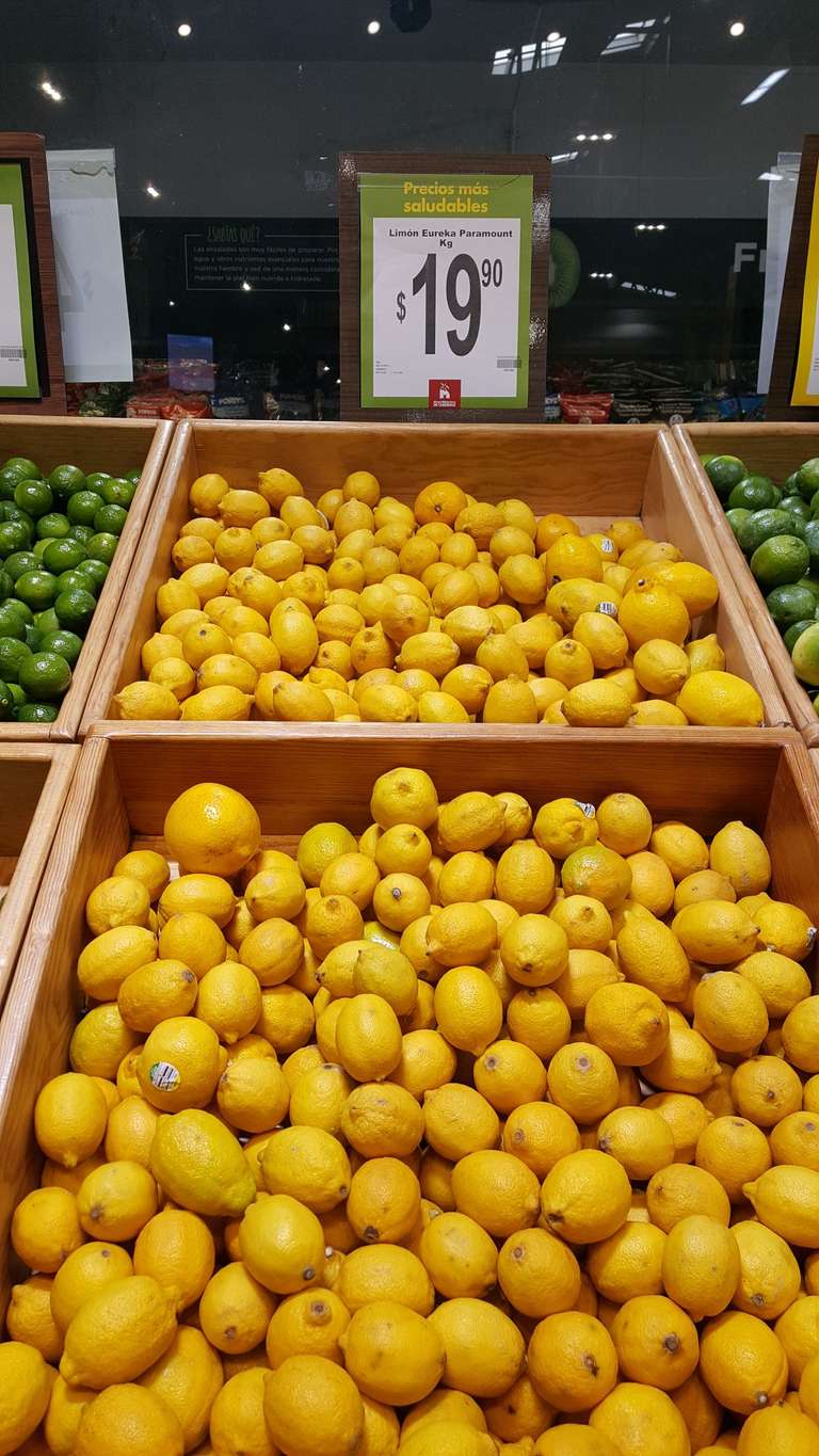 Chedraui: Limón Eureka a $19.90 por Kg