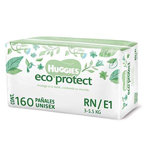 Amazon: 160 pañales eco protec E. RN/1 $2.58 pza aplica planea y ahorra deje otras tallas a $3.00 pza