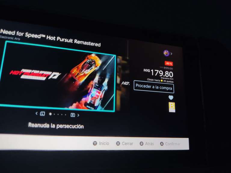 Need for Speed Hot Pursuit Remastered (Juego para Nintendo Switch)