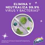 Amazon: Fabuloso Frescura Activa, Antiviral y Antibacterial, Limpiador Multiusos Líquido 4L, (2 pack 2L).